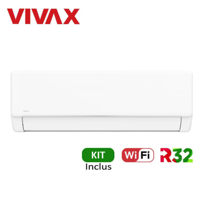Aer conditionat Vivax Q-Design PRO 12000 BTU - WiFi, Kit inclus