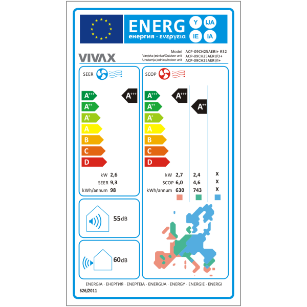 Aer conditionat Vivax R-Design 9000 BTU