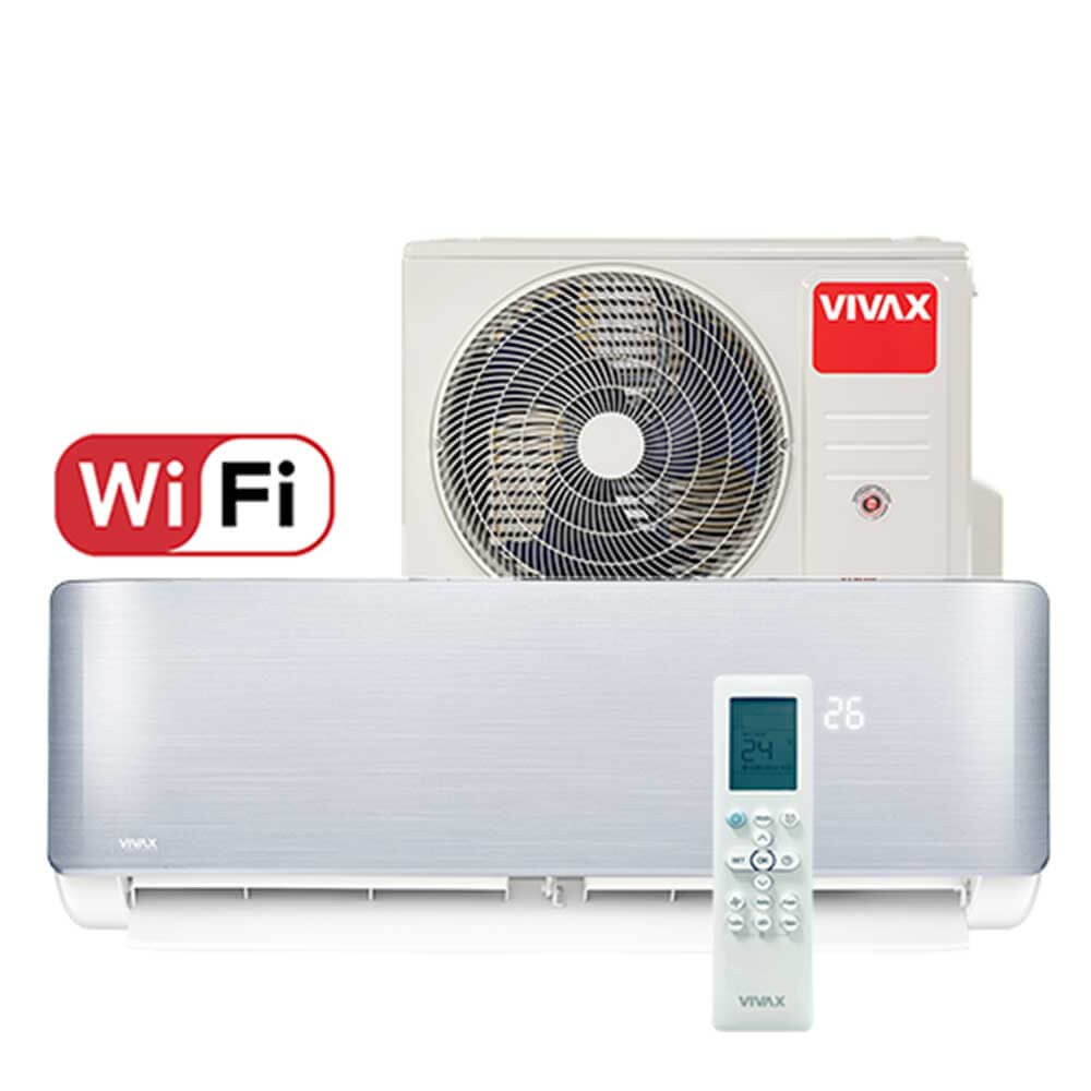 Aer conditionat Vivax R-Design 9000 BTU - WiFi, Silver