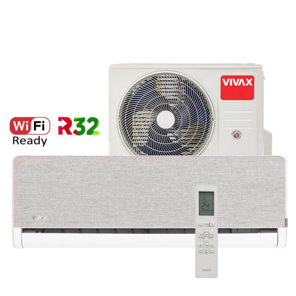 Aer conditionat Vivax H+Design 12000 BTU - Silver