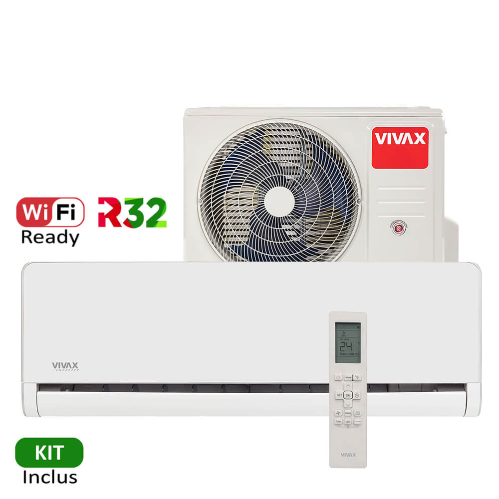 Aer conditionat Vivax H+Design 9000 BTU - Kit inclus