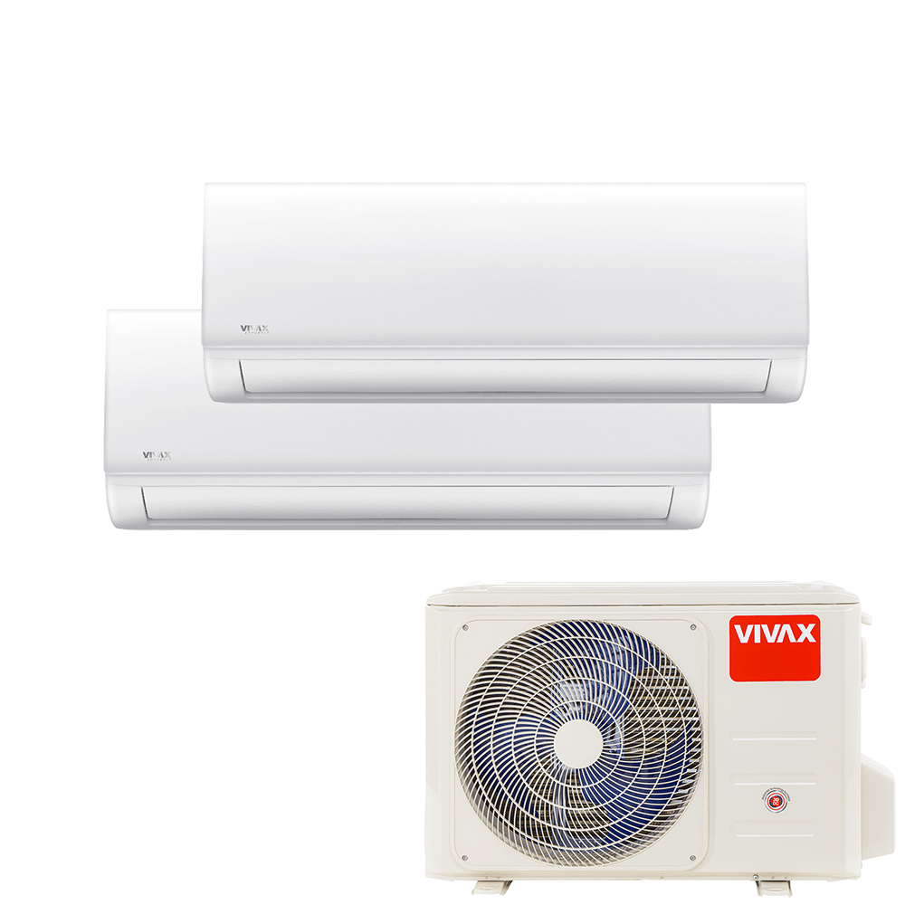 Aer conditionat multisplit Vivax 18000 BTU, 2 unitati N-design, 9+9 BTU