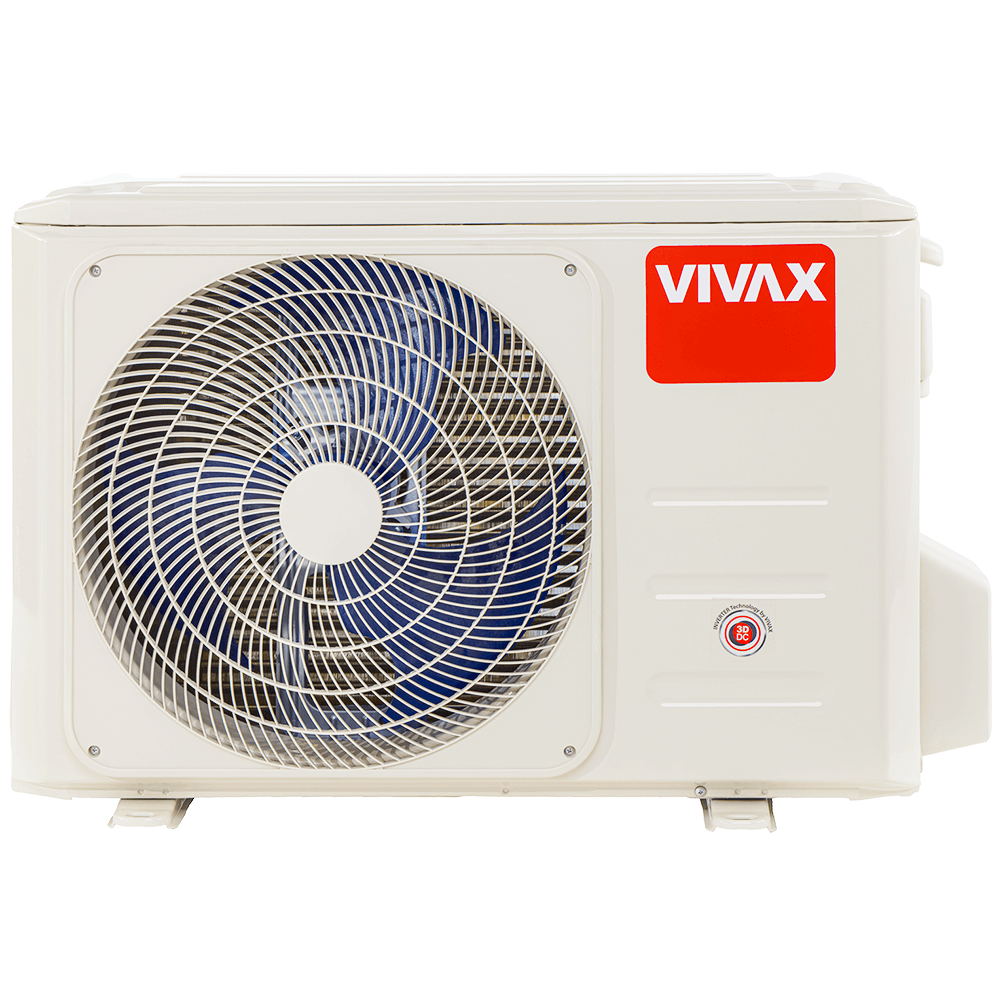 Aer conditionat multisplit Vivax 14000 BTU, 2 unitati R-design, 9+12 BTU, White/Silver