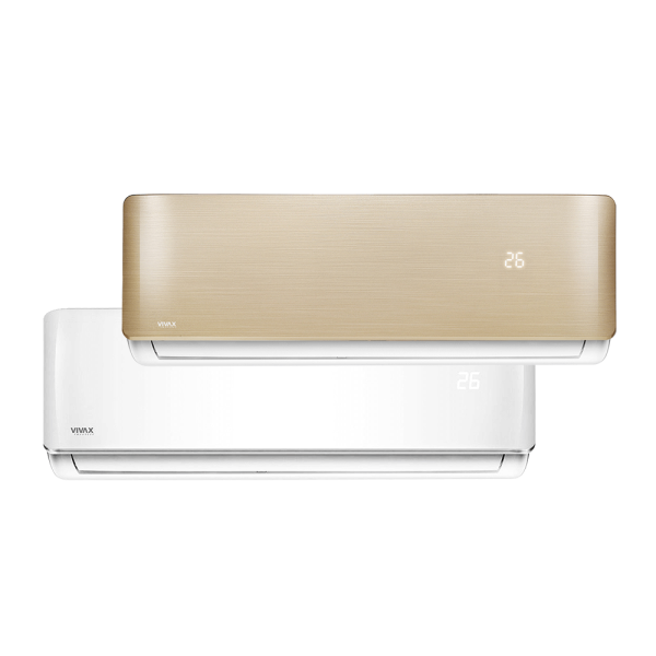 Aer conditionat multisplit Vivax 27000 BTU, 3 unitati R-design, 9+9+12 BTU, White/Gold