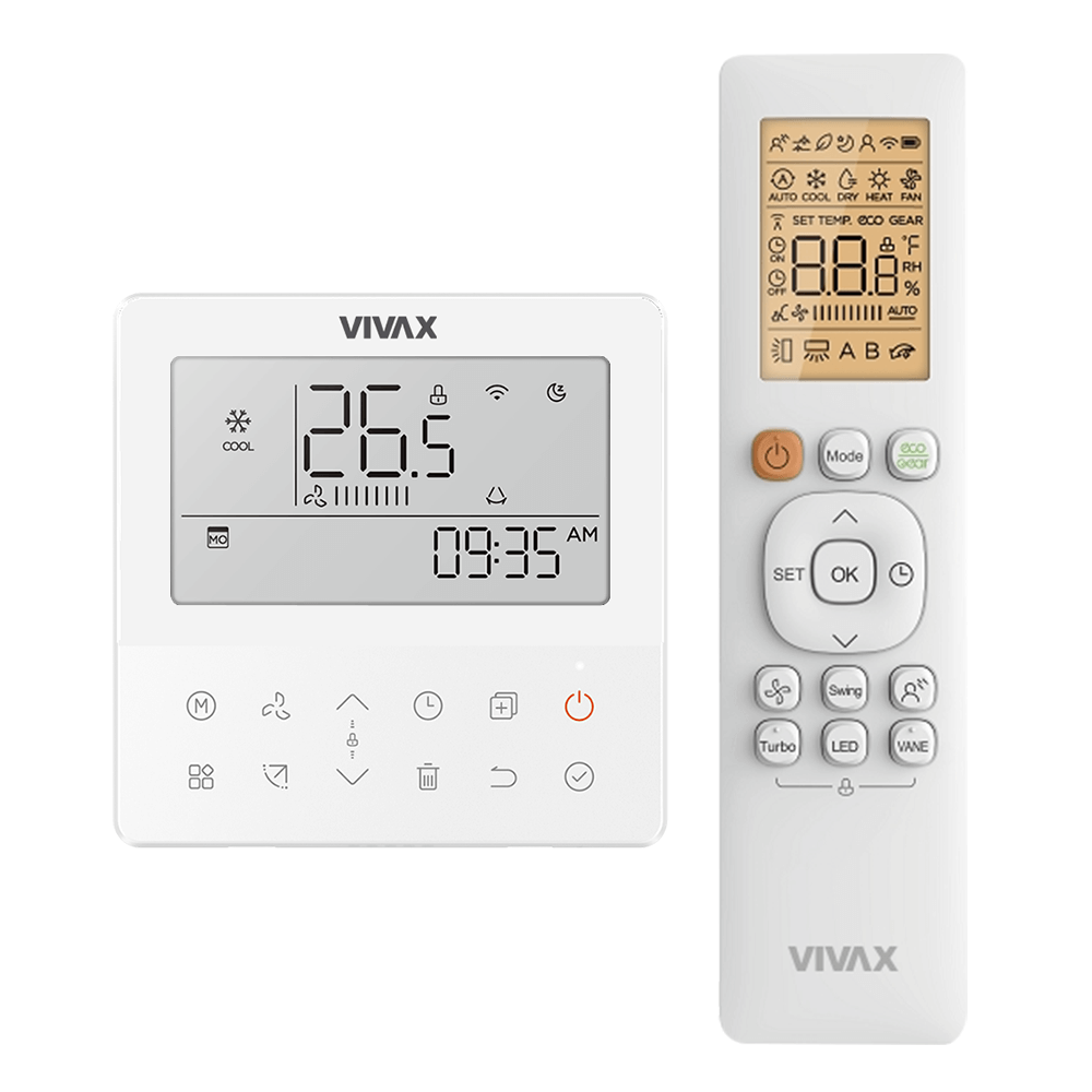 Aer conditionat multisplit Vivax 36000 BTU - 4 unitati Caseta 4 directii, 9+9+9+12 BTU