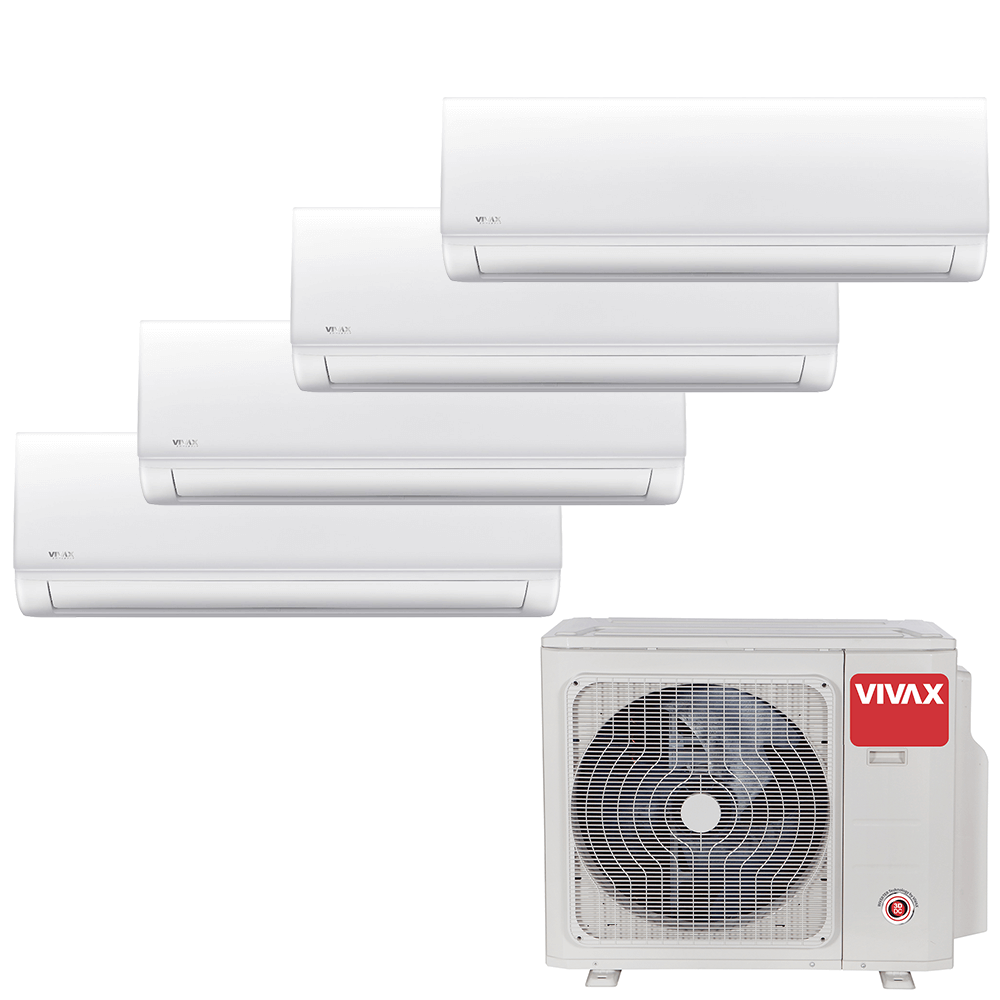 Aer conditionat multisplit Vivax 36000 BTU, 4 unitati N-design, 9+9+9+9 BTU