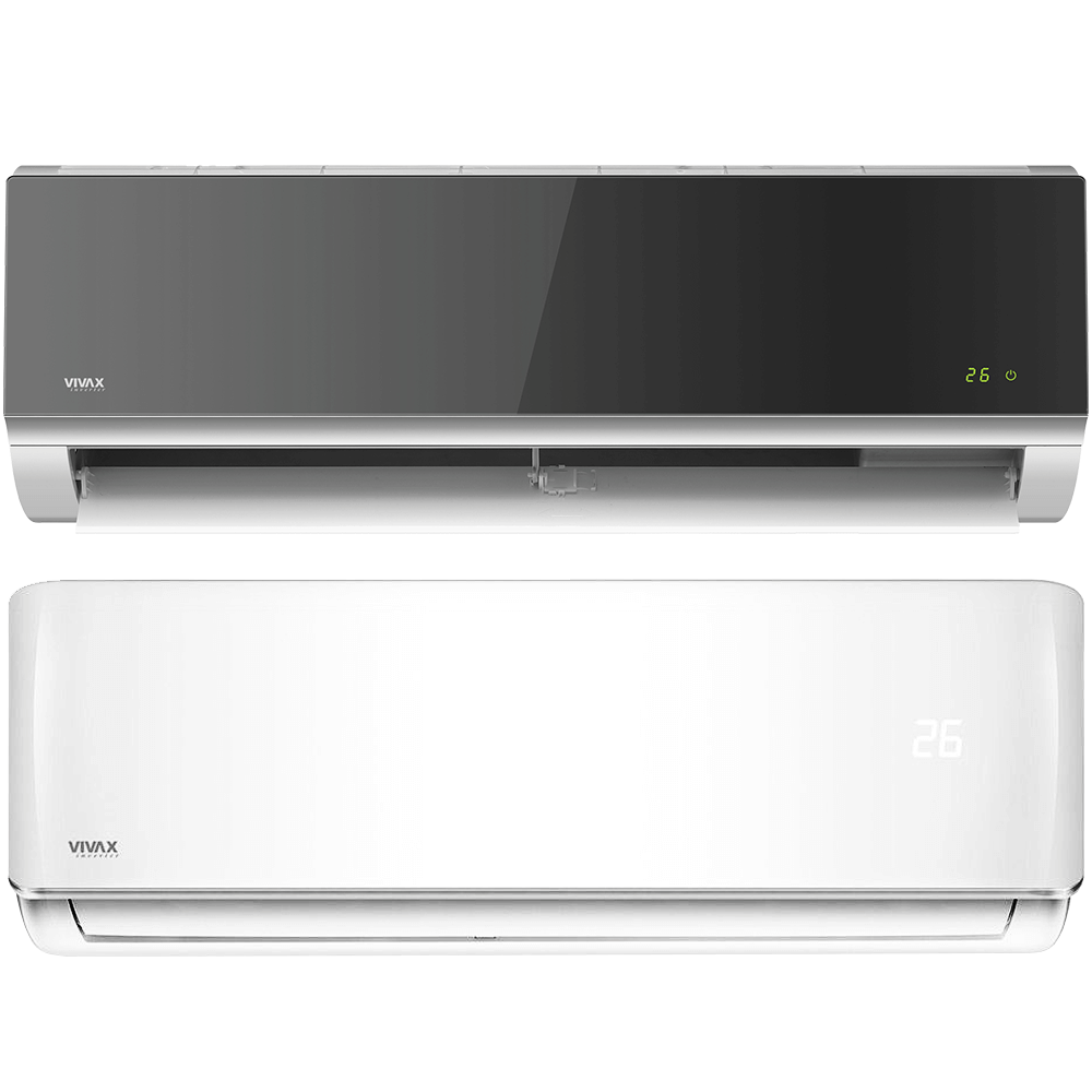 Aer conditionat multisplit Vivax 28000 BTU, 4 unitati R-design, 9+9+9+12 BTU, White/Silver Mirror