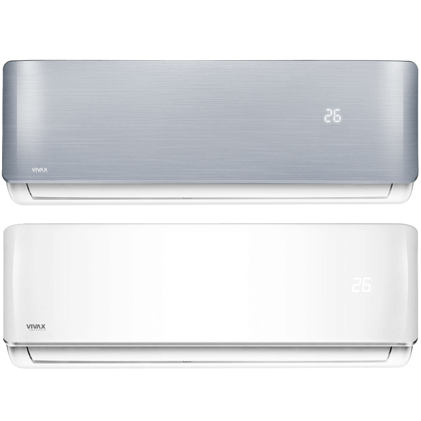 Aer conditionat multisplit Vivax 42000 BTU, 5 unitati R-design, 9+9+9+9+12 BTU, White/Silver