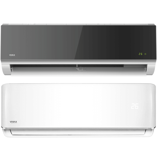 Aer conditionat multisplit Vivax 42000 BTU, 5 unitati R-design, 9+9+9+9+12 BTU, White/Silver Mirror