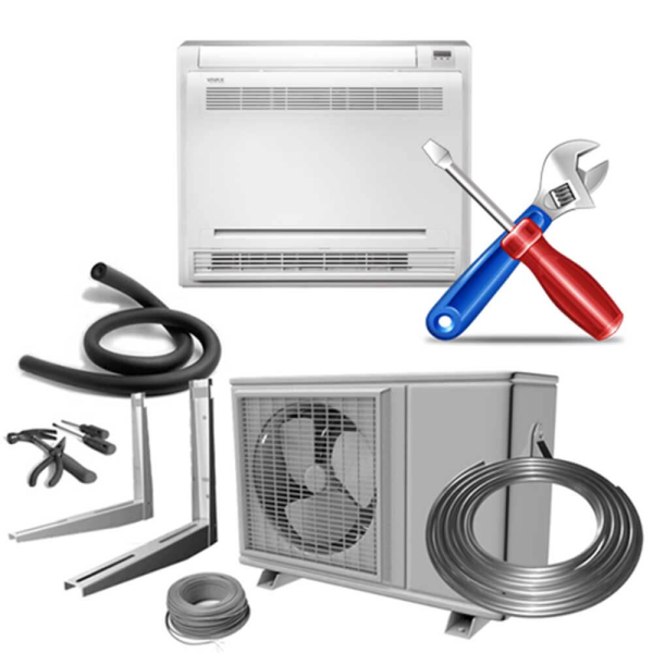 Montaj aer conditionat tip Consola de Pardoseala 9000 - 18000 BTU (valabil pentru Bucuresti si Ilfov)
