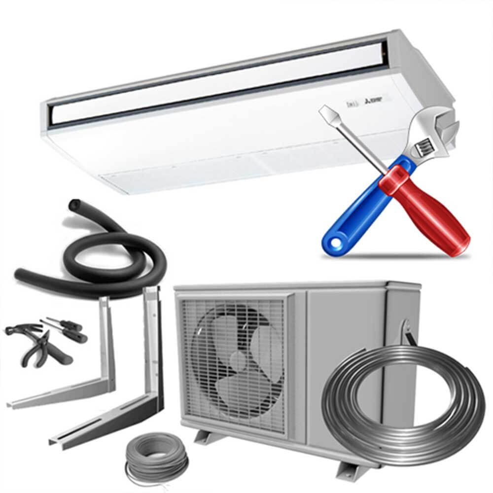 Montaj aer conditionat tip Convertibil, Pardoseala, Tavan 48000 - 60000 BTU (valabil pentru Bucuresti si Ilfov)