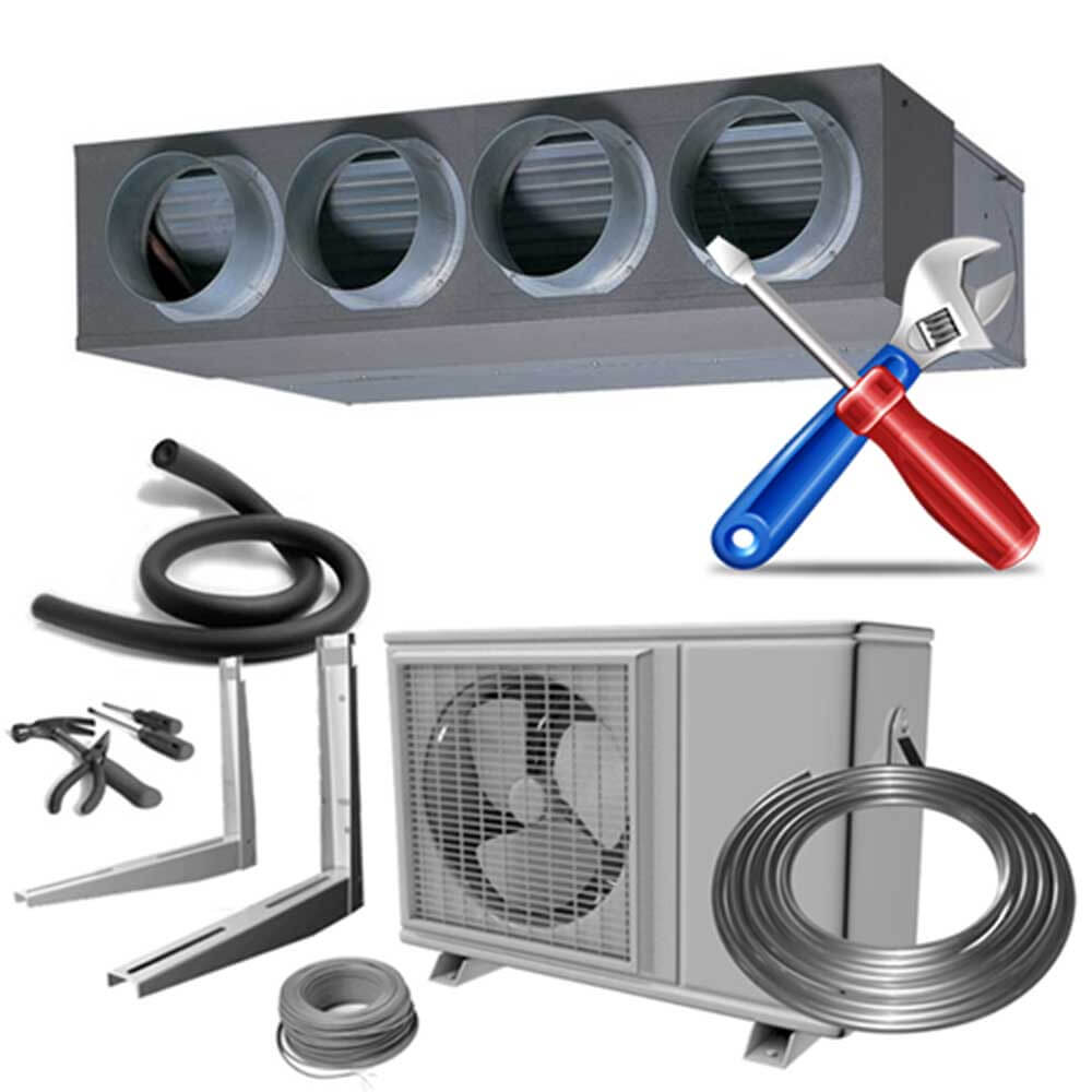 Montaj aer conditionat tip Duct (de tubulatura) 24000 - 36000 BTU (valabil pentru Bucuresti si Ilfov)
