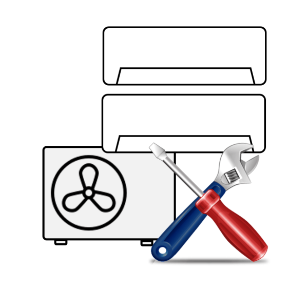 Montaj Aer Conditionat Dublusplit (sisteme multisplit cu 2 unitati interioare)