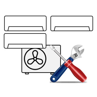 Montaj Aer Conditionat Triplusplit (sisteme multisplit cu 3 unitati interioare)