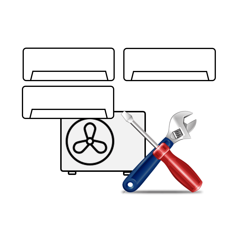 Montaj Aer Conditionat Triplusplit (sisteme multisplit cu 3 unitati interioare)