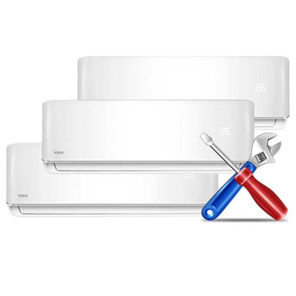 Montaj Aer Conditionat Triplusplit (sisteme multisplit cu 3 unitati interioare)