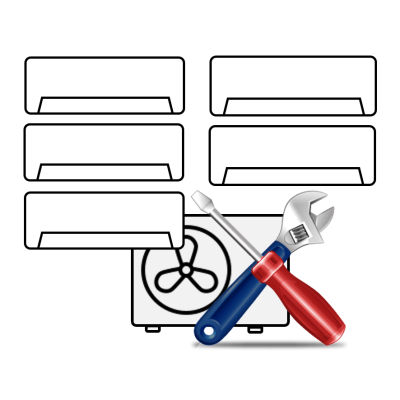 Montaj Aer Conditionat Multisplit cu 5 unitati interioare