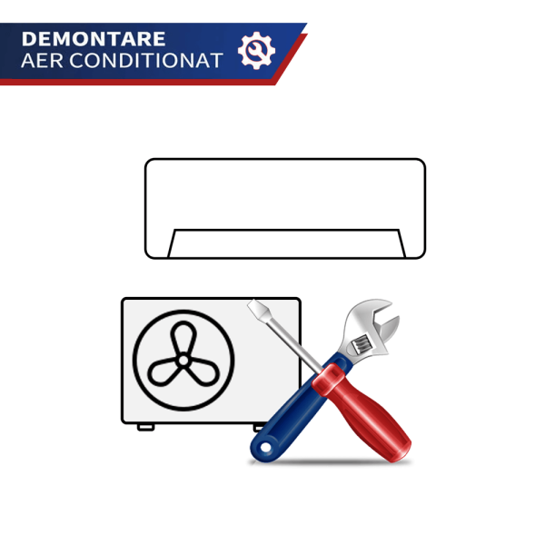 Demontare Aer Conditionat 9000 - 12000 BTU