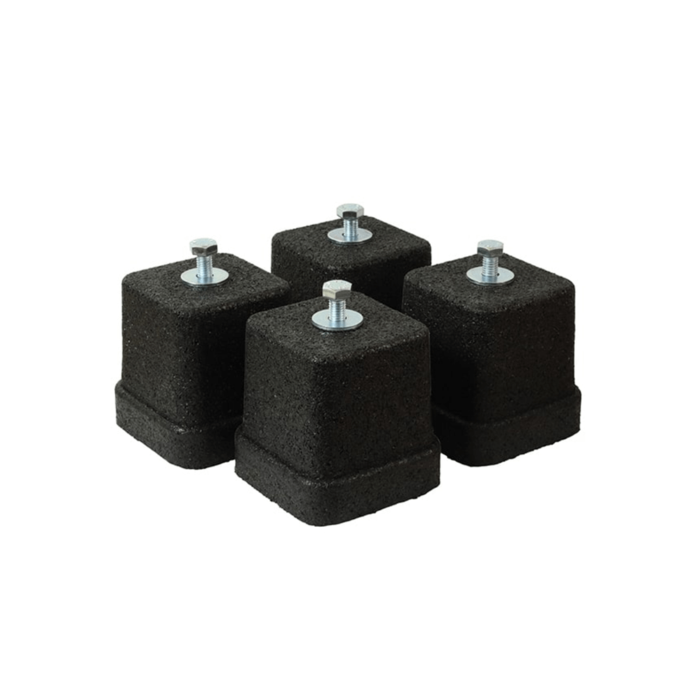 Set suporti antivibranti de pardoseala din cauciuc vulcanizat pentru montaj unitate exterioara aer conditionat