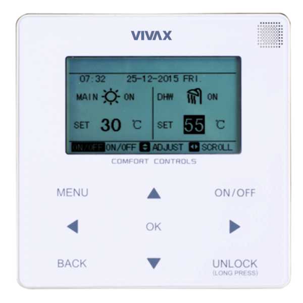 Pompa de Caldura Aer-Apa Monobloc Vivax HPM-22CH65AERIs1H3, 6.5 kW, Booster, R32, 220V