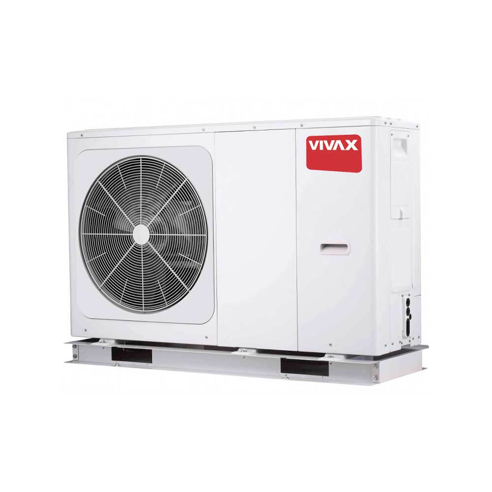 Pompa de Caldura Aer-Apa Monobloc Vivax HPM-53CH155AERIs3H9, 15.5 kW, Booster, R32, 380V